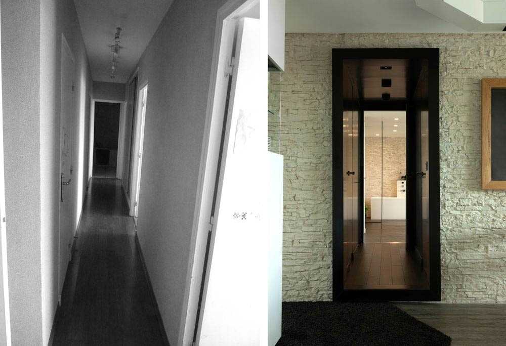 Un architecte d'intérieur aménage un appartement à Lyon