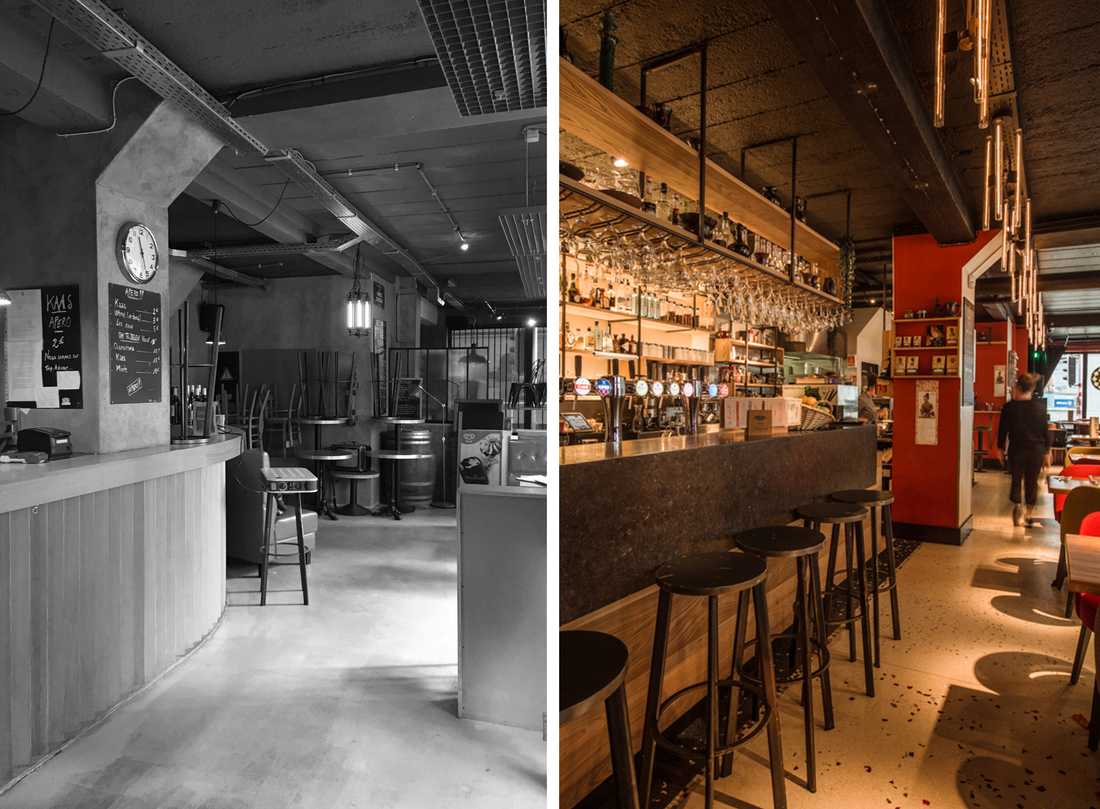 Projet d'architecture commerciale : Rénovation d'un restaurant bar