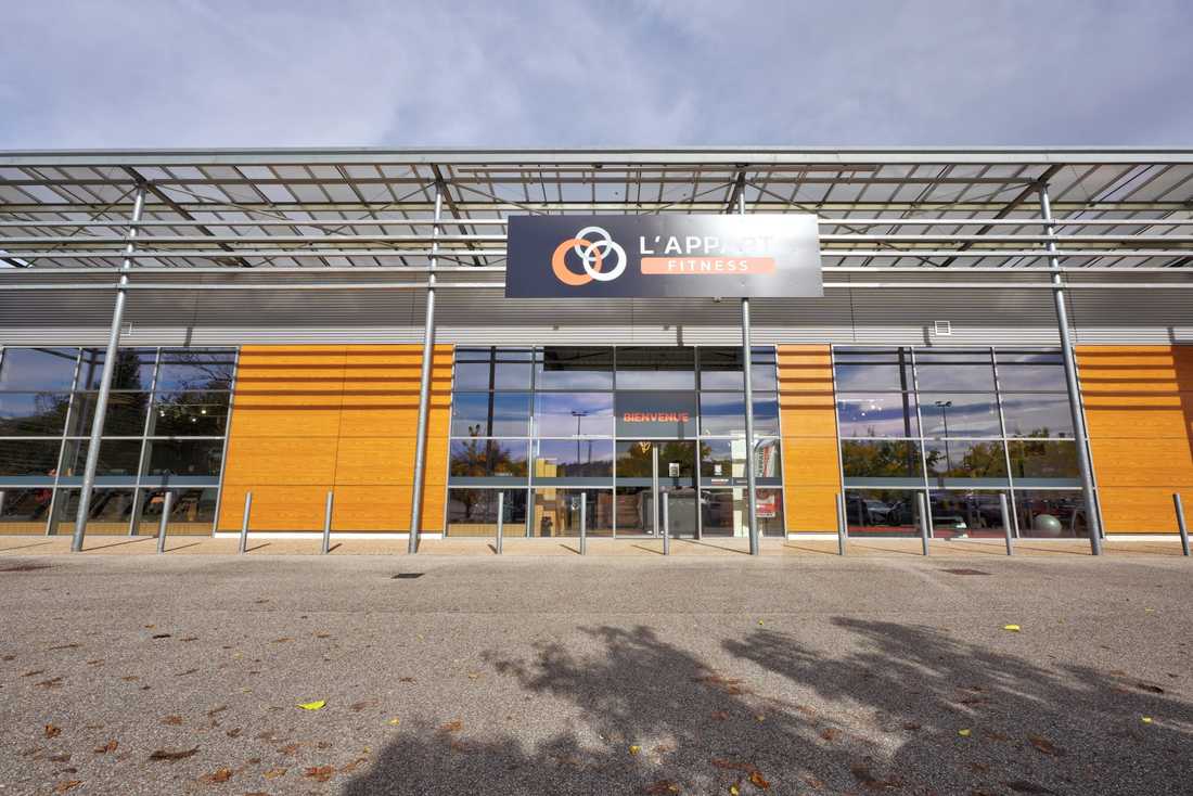 Exterieur du club de fitness à Lyon