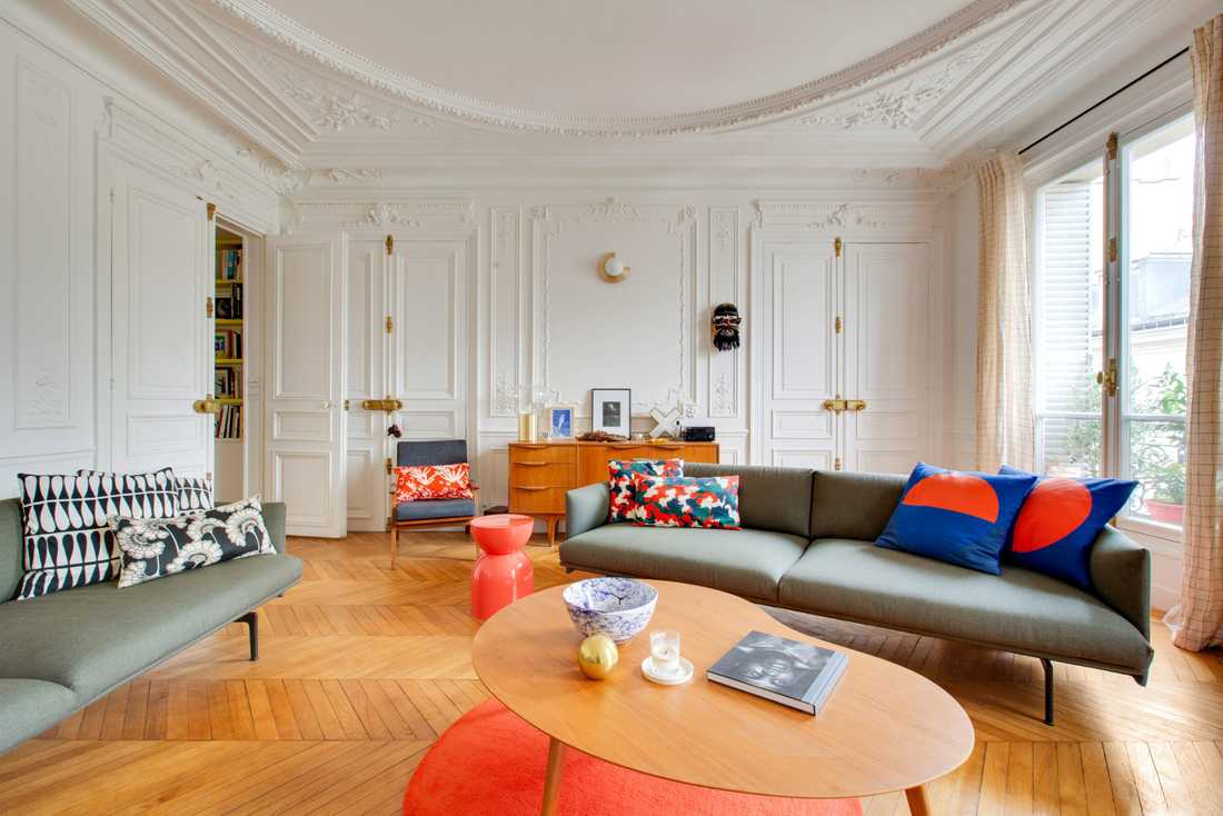 Rénovation d’un appartement haussmannien 150 m² par un architecte d'intérieur à Lyon