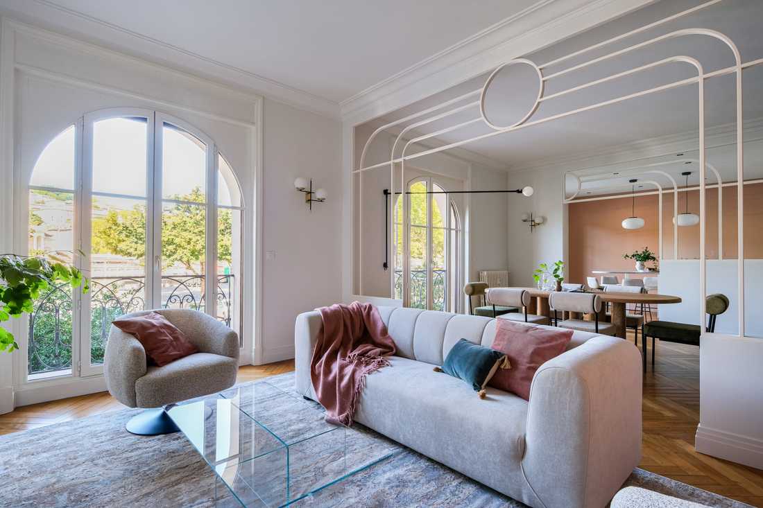 Rénovation d'un appartement sur le quais de Saône à Lyon