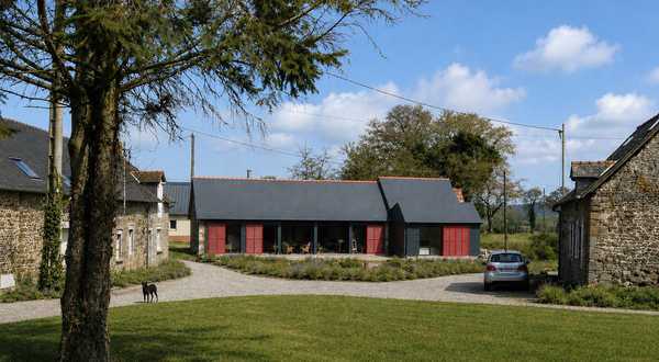 Réhabilitation d'un corps de ferme par un architecte