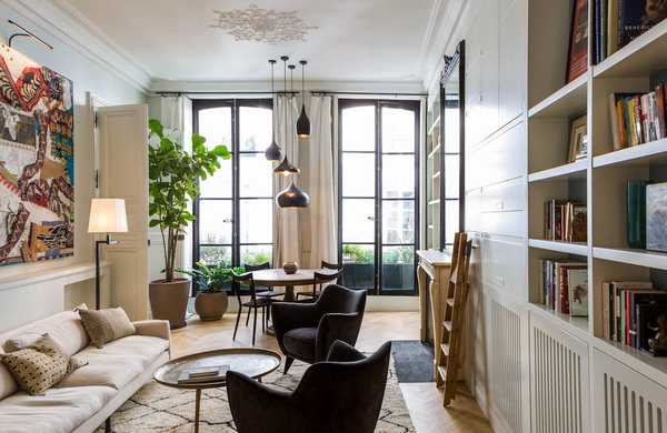 Aménagement d'un appartement haut plafond par un architecte d'intérieur à Lyon