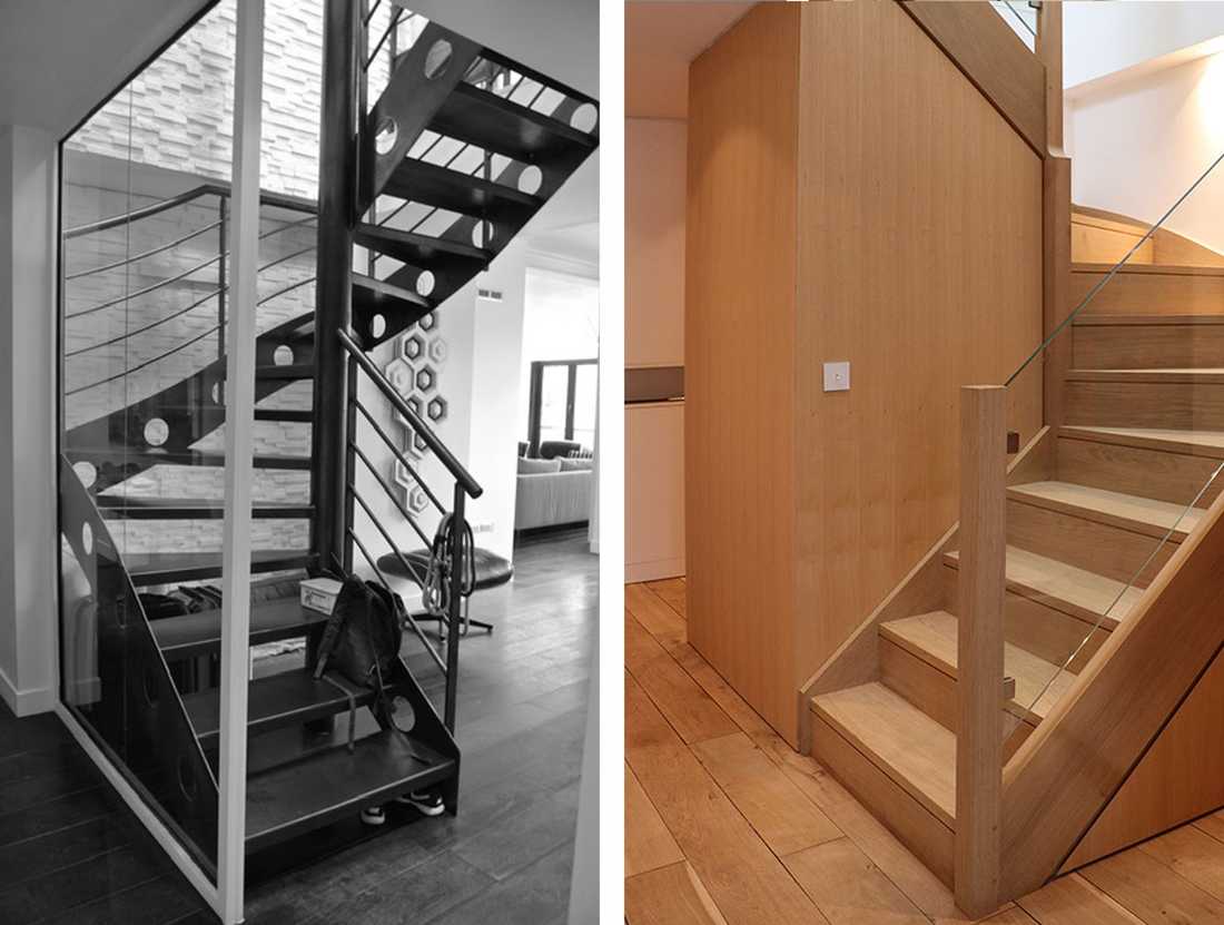Remplacement d'un escalier interieur par un architecte à Lyon