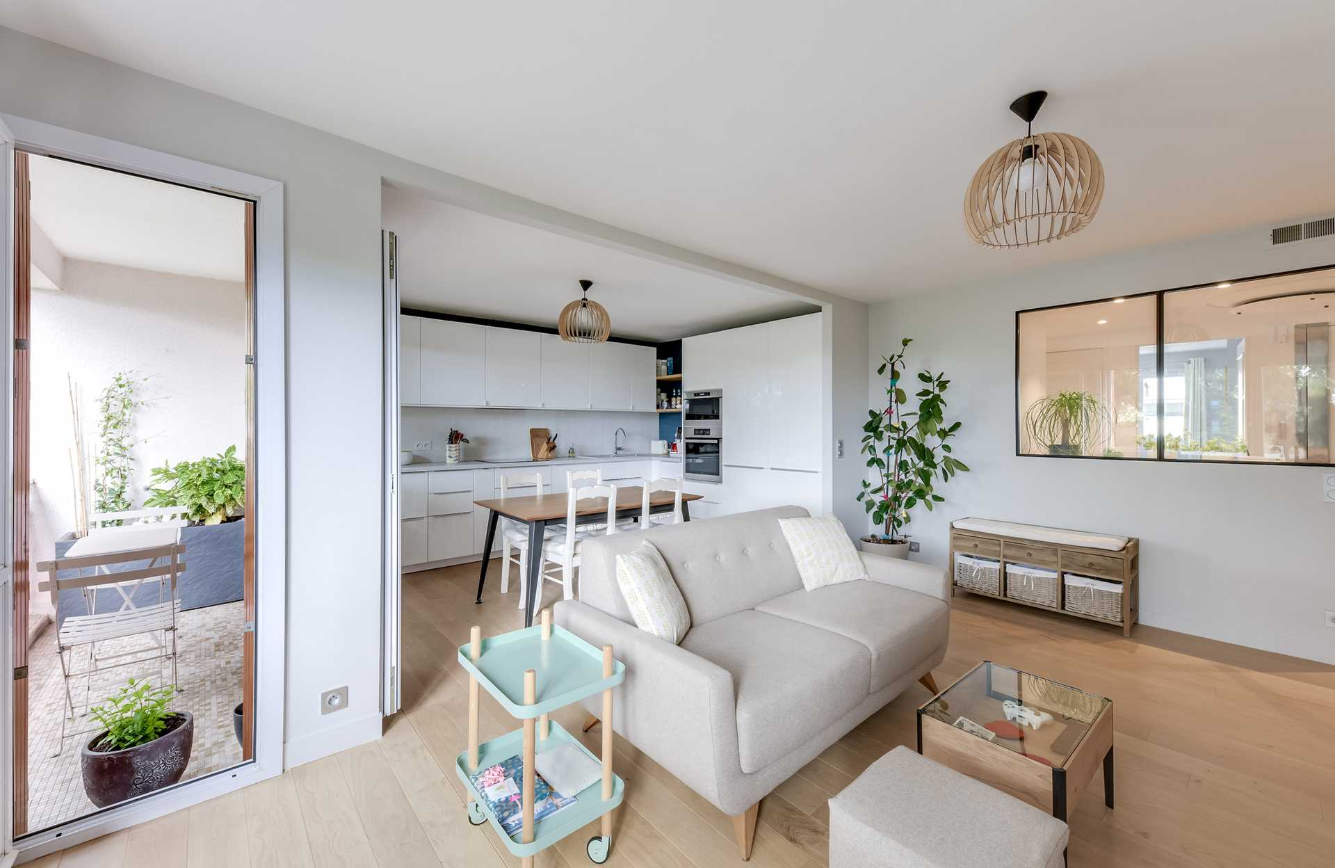 Renovation of a 4 room apartment of 70m² by an interior designer