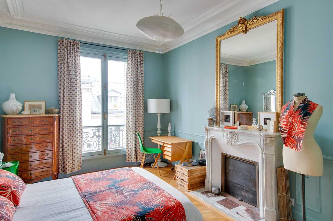 Chambre parentale après les travaux de rénovation