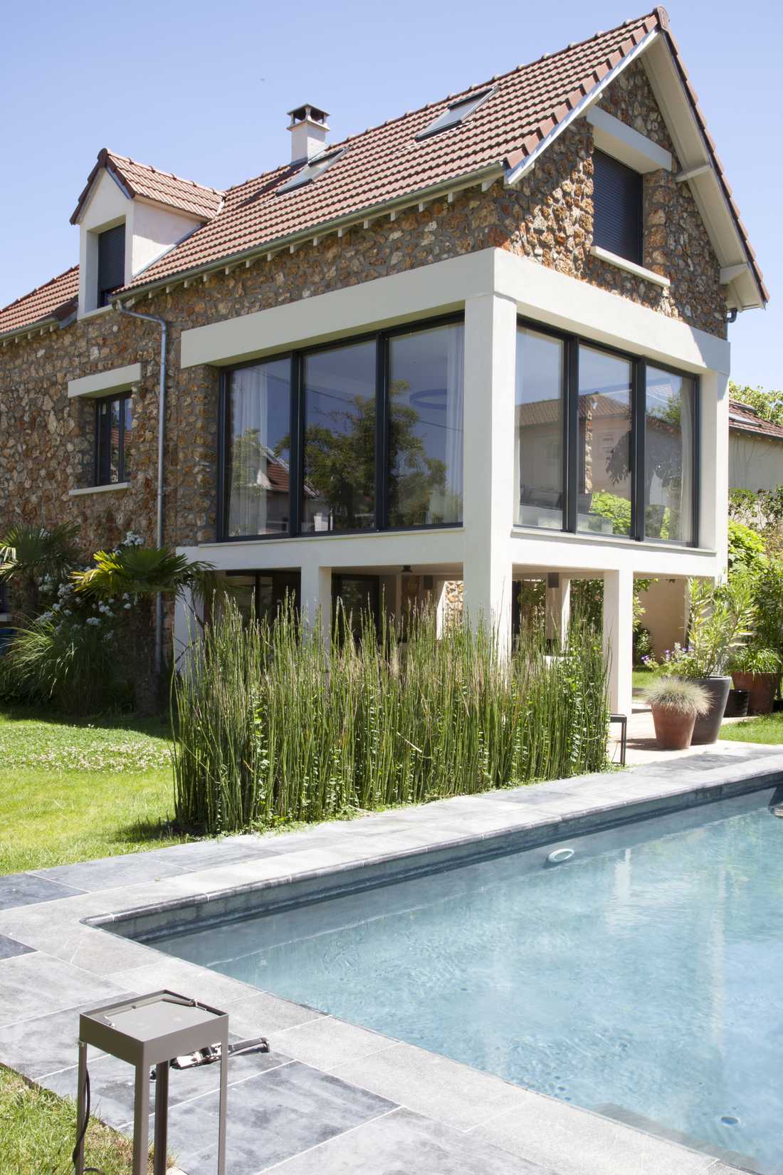 Extension et surélevation d'une maison de type meuliere à Lyon