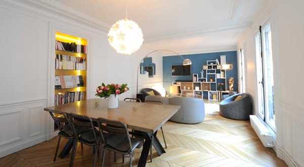 Renovation d'un appartement 4 pièces de 78m2 par un architecte d'intérieur à Lyon