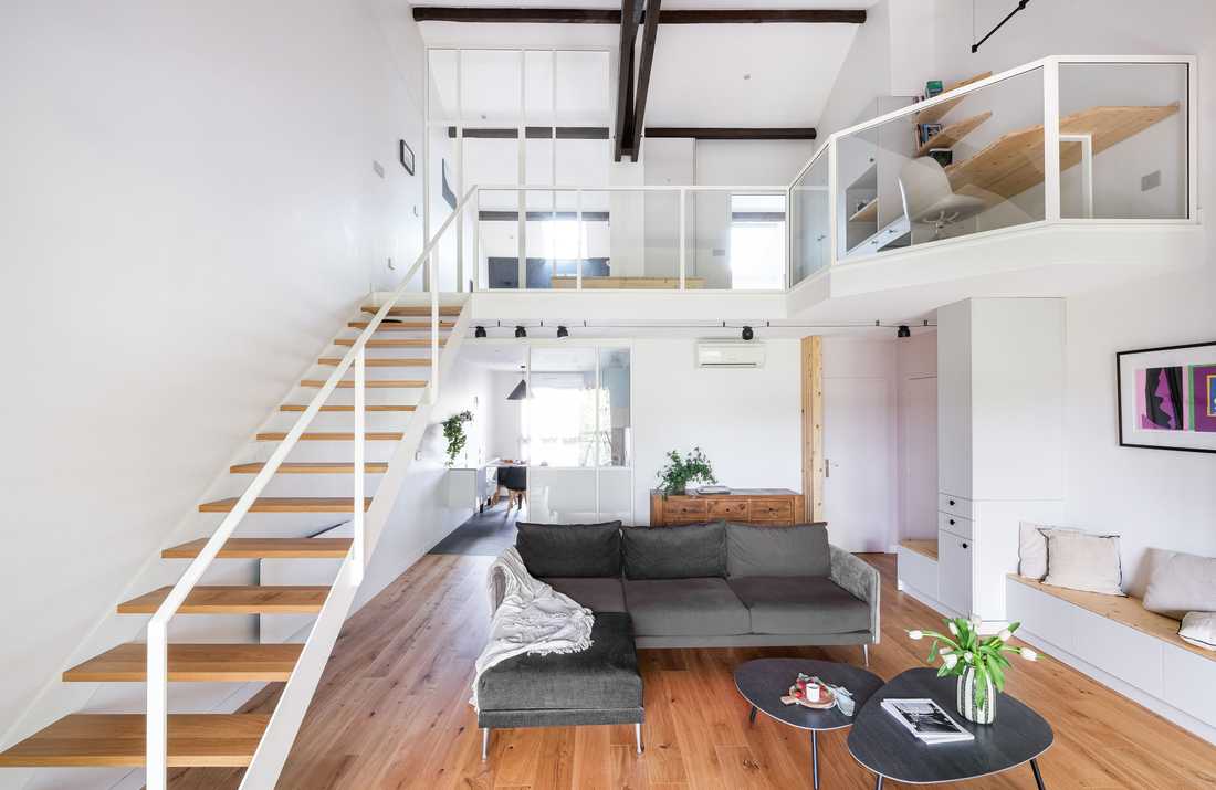 Transformation d'un duplex avec mezzanine de 120m2 à Lyon
