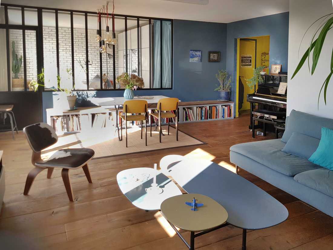 Rénovation d'un appartement de 70m2 par un architecte d'intérieur à Lyon