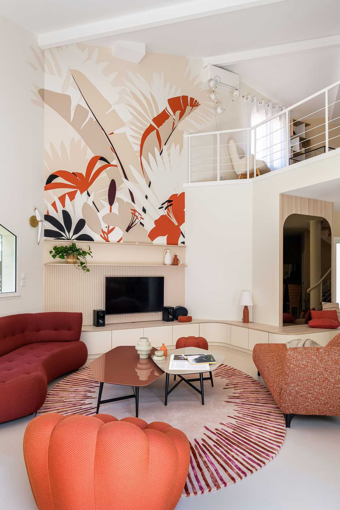 Fitting out the living room of a house purchased off-plan in Lyon