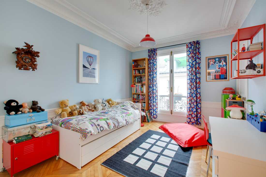 Chambre d'enfant aménagé par un architecte d'intérieur