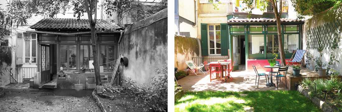 Rénovation du jardin d'une maison à Lyon