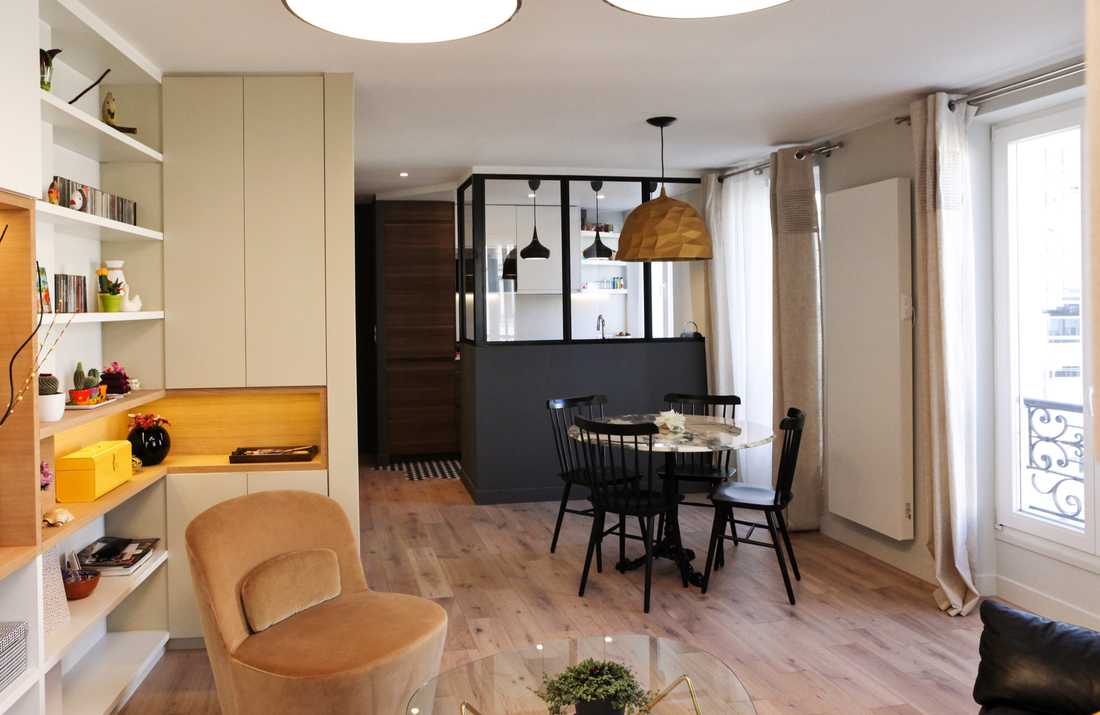 Modernisation d'un duplex 50m² par un architecte d'intérieur à Lyon