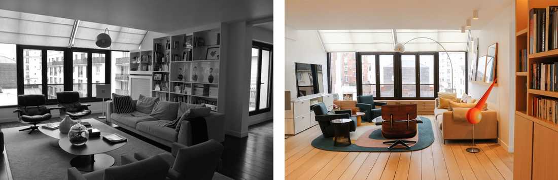 Avant - Après : rénovation d'un appartement de 210m2 par un architecte d'intérieur à Lyon