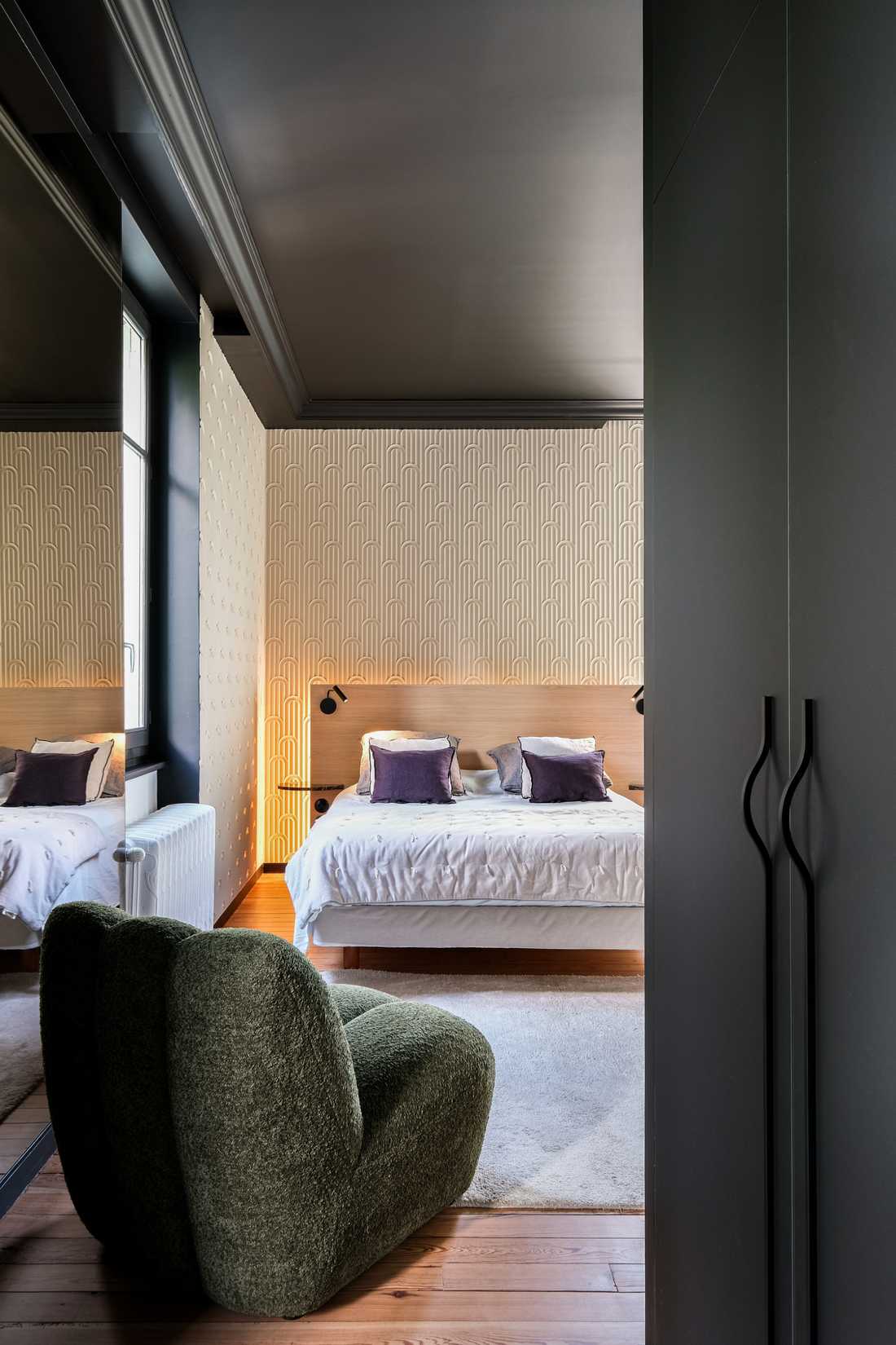 Aménagement intérieur d'une chambre d'hôtes à proximité de Lyon