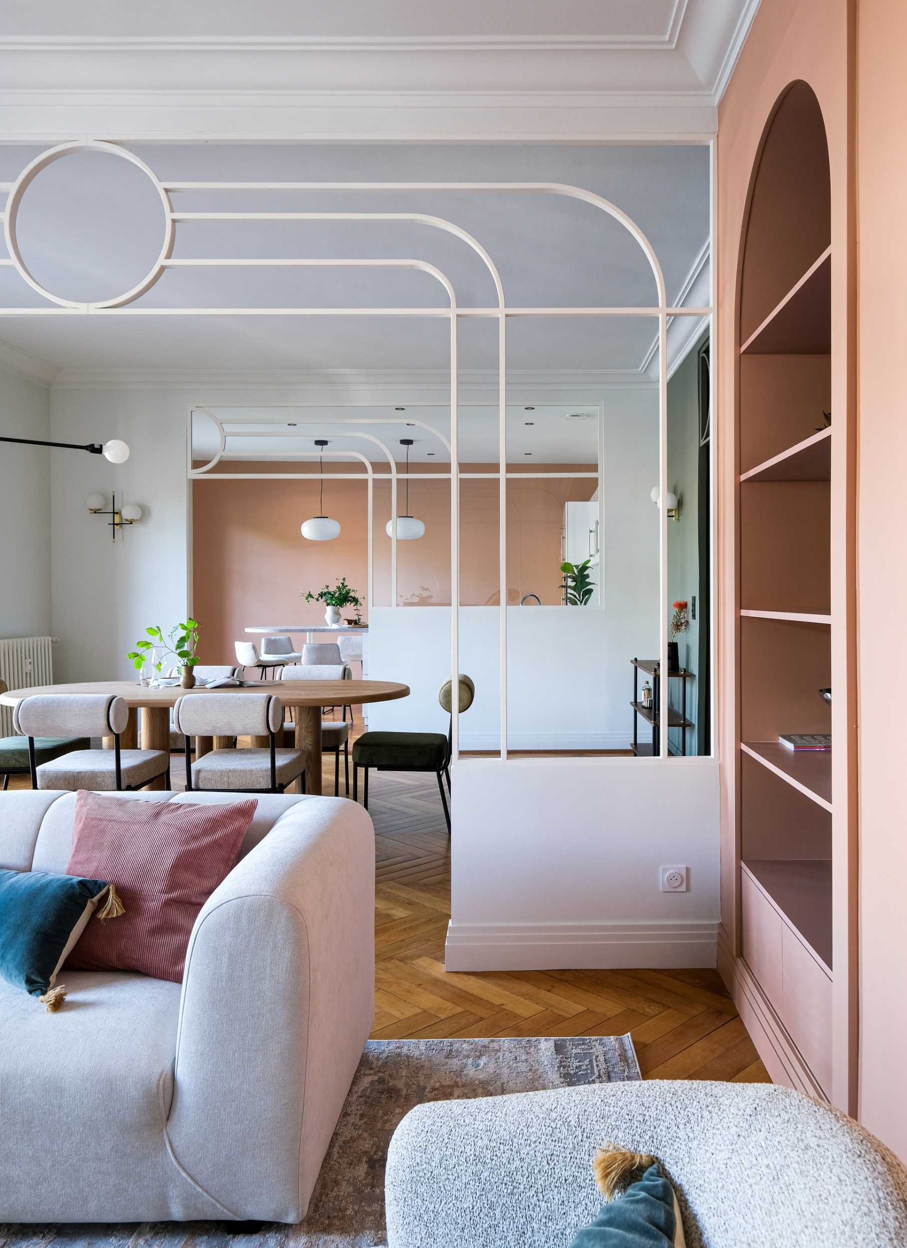 Decoration of a Canut-style apartment in Lyon by an interior architect